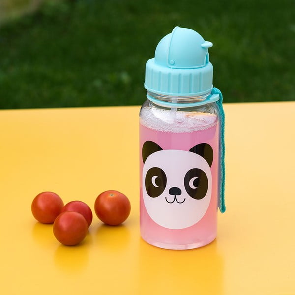 Világoskék tritán gyerek ivópalack 500 ml Miko the Panda – Rex London-image-1