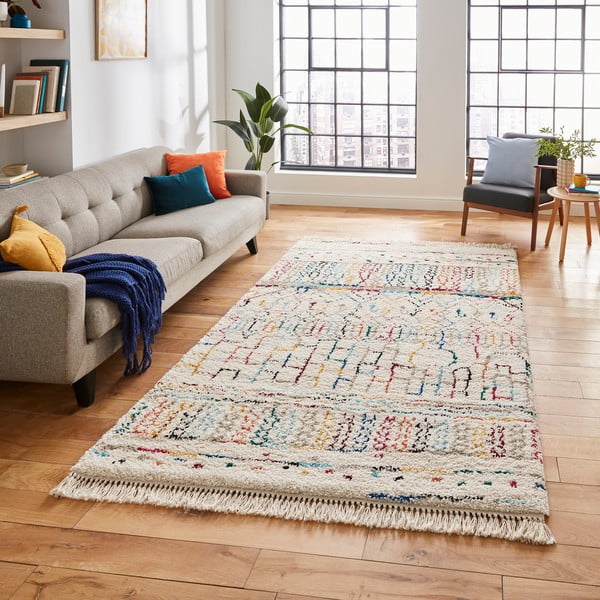 Bézs szőnyeg 290x200 cm Boho - Think Rugs-image-1