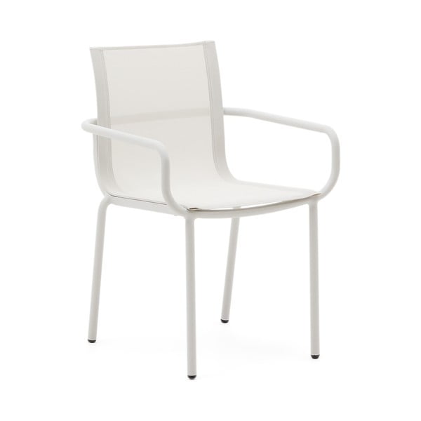 Fehér fém kerti szék Galdana – Kave Home