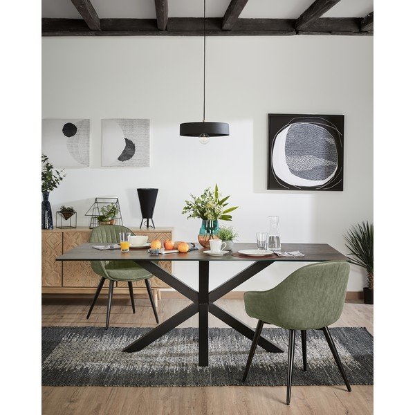 Herbert zöld étkezőszék - Kave Home-image-1