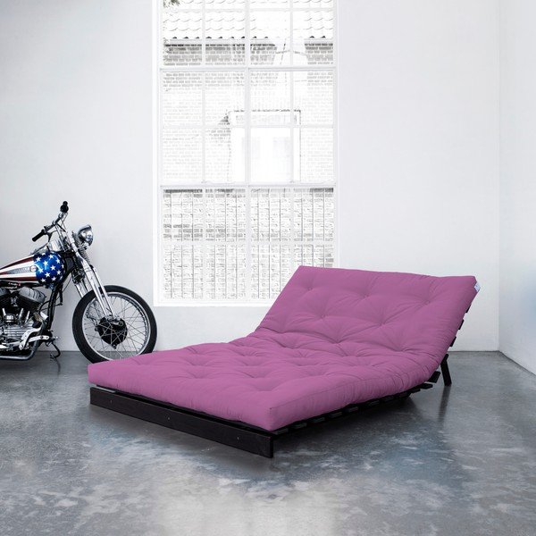 Roots Wenge/Taffy Pink kinyitható kanapéágy - Karup-image-4