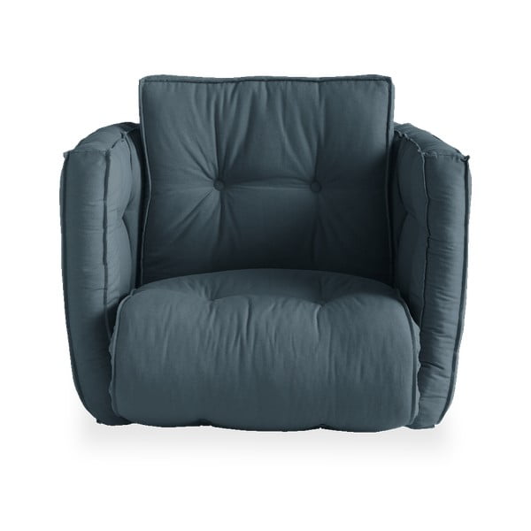 Dice Petrol Blue kék kinyitható fotel - Karup Design