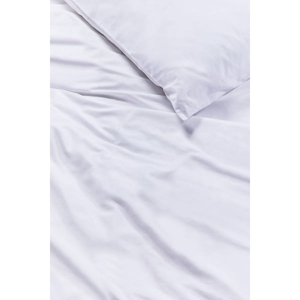 Fehér kétszemélyes pamut ágynemű, 160 x 200 cm - Bonami Selection-image-1