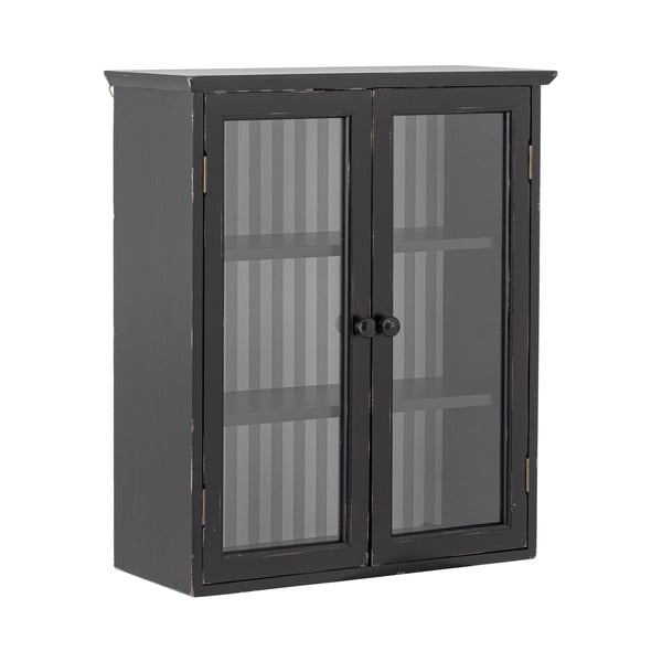 Fekete jegenyefenyő függő tálalószekrény 51,5x66,5x22,5 cm Hazem – Bloomingville-image-3