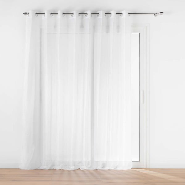 Fehér voile fényáteresztő függöny 300x240 cm Lissea – douceur d'intérieur