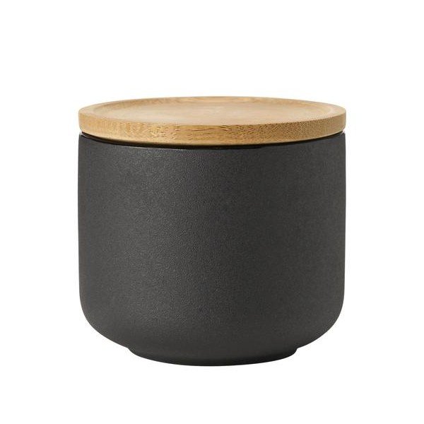 Fekete kőedény csésze cappucinóhoz 200 ml Theo – Stelton-image-2