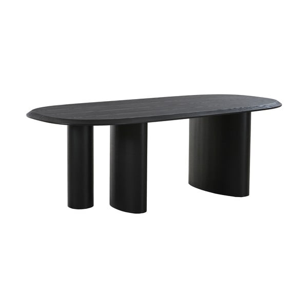 Étkezőasztal kőrisfa dekoros asztallappal 100x220 cm Tirano – House Nordic-image-3