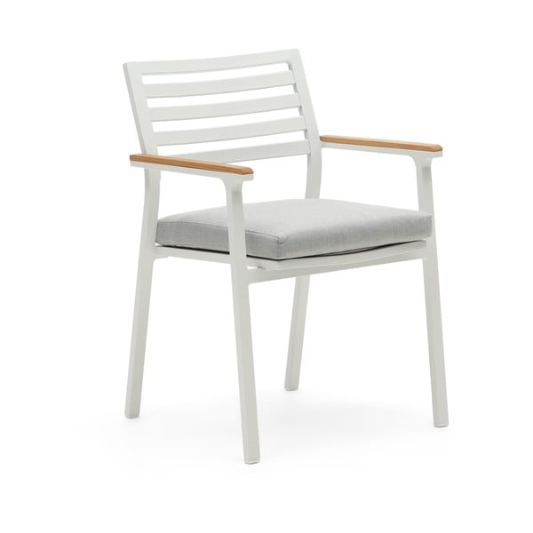 Fehér fém kerti szék Bona – Kave Home
