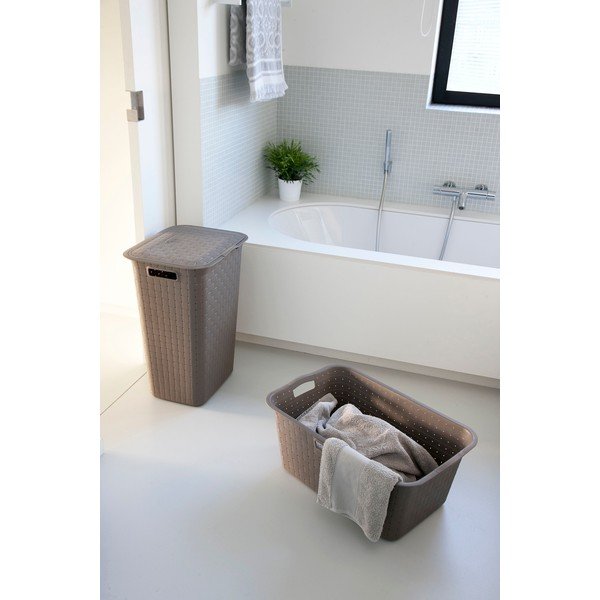 Nuance barna ruhakosár, 40 l - Curver-image-1