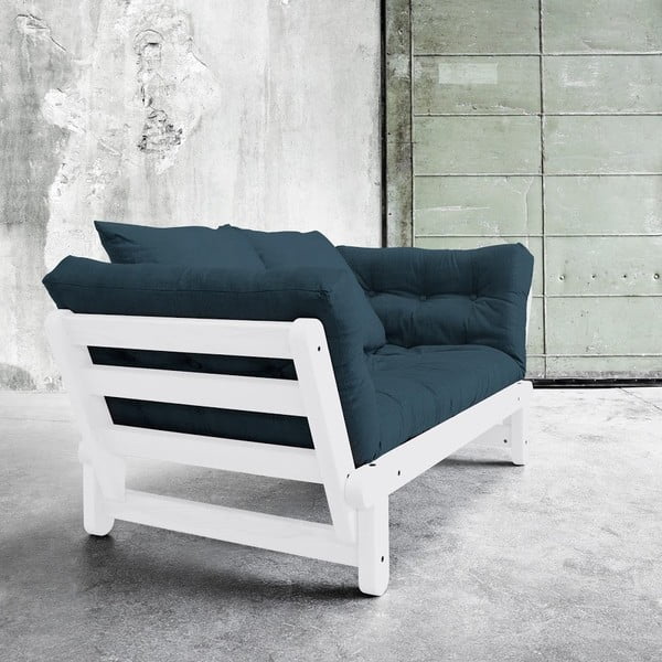 Beat White/Deep Blue kinyitható kanapé - Karup-image-1