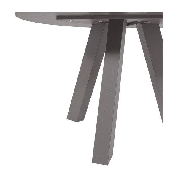 Tölgyfa kerek étkezőasztal ø 129 cm Rhonda – WOOOD-image-4