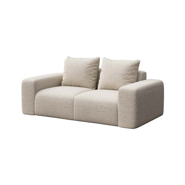 Bézs buklé kanapé 212 cm Feiro – MESONICA-image-2