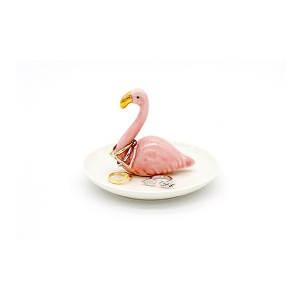 Flamingo porcelán ékszerállvány - Gift Republic