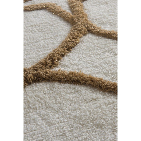 Barna-krémszínű fürdőszobai kilépő szett 3 db-os 100x60 cm Bonne – Foutastic-image-4