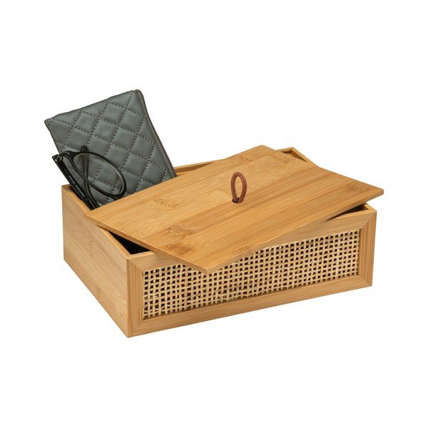 Allegre bambusz fürdőszobai rendszerező, 22 x 7 cm - Wenko-image-1