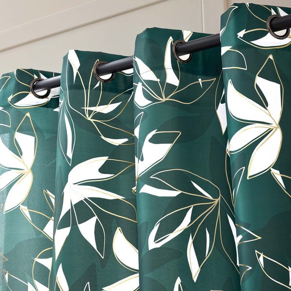 Zöld függöny 140x260 cm Elsa – douceur d'intérieur-image-2