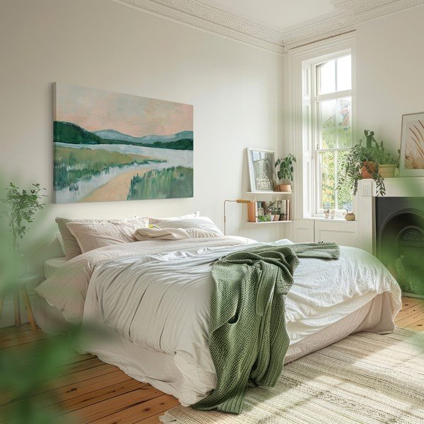 Kép 70x100 cm Gouache Lake – Styler-image-2