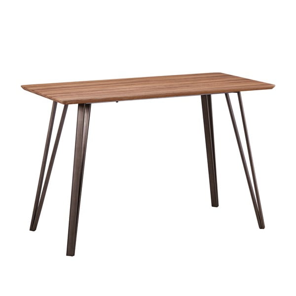 Bárasztal tölgyfa dekoros asztallappal 70x140 cm Candi – Marckeric