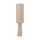 Natúr színű állólámpa textil búrával (magasság 120 cm) Emmie – Bloomingville