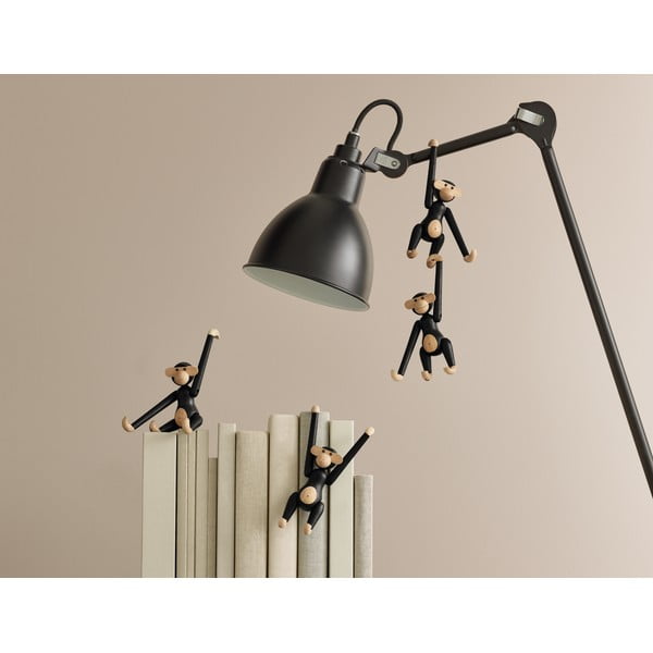 Bojesen Denmark Monkey Hanging dekorációs figura tömör tölgyfából - Kay-image-3