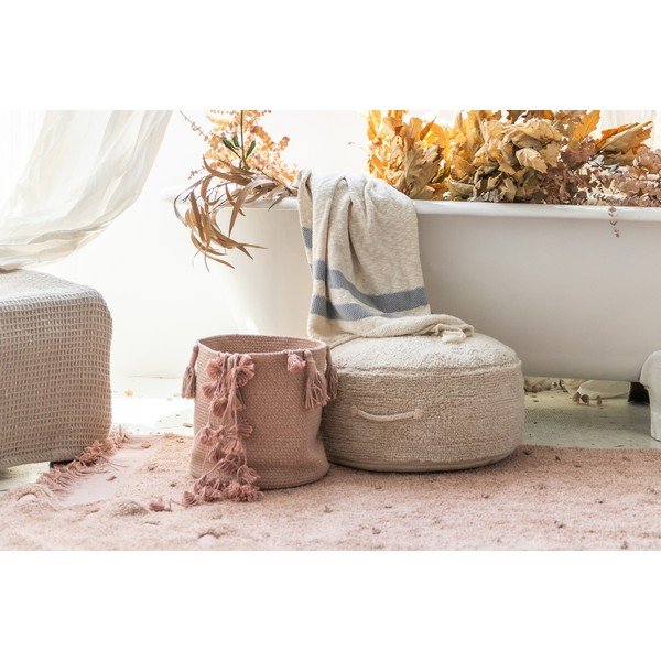 Textil tárolókosár ø 30x30 cm Woody – Lorena Canals-image-1