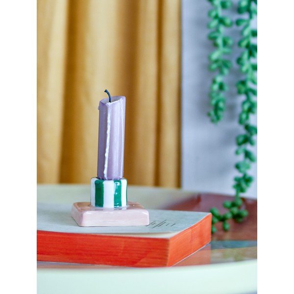 Agyagkerámia gyertyatartó Tacana – Bloomingville-image-1