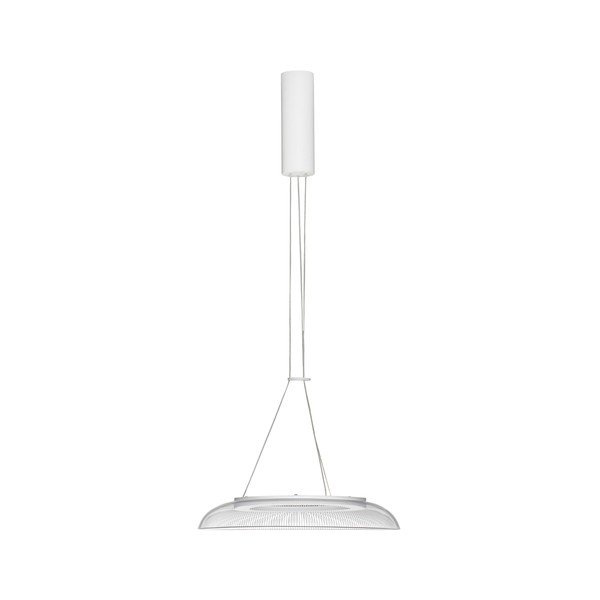 Matt fehér alumínium LED függőlámpa akrilüveg búrával ø 40 cm Mantle – Nova Luce