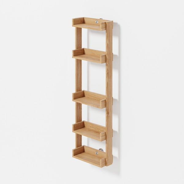 Yoku tölgyfa fürdőszobai fali polc - Wireworks-image-4