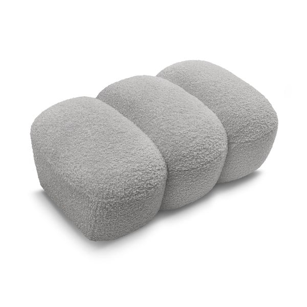 Világosszürke buklé lábtartó Hippolyte – Bobochic Paris-image-4