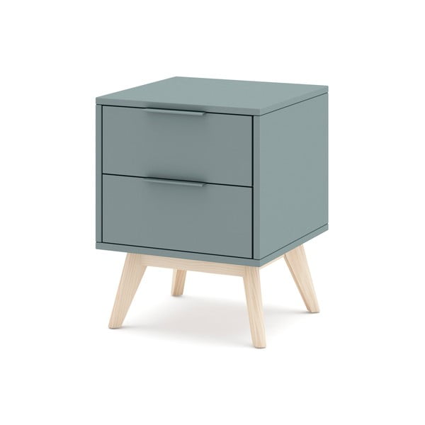 Szürkészöld éjjeliszekrény Pisco – Marckeric-image-3