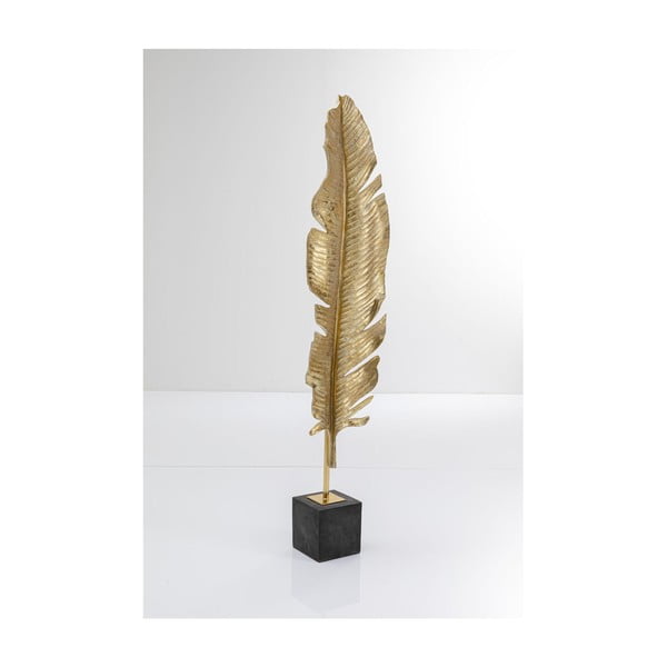 Leaf levélformájú aranyszínű dekoráció, 147 cm - Kare Design
