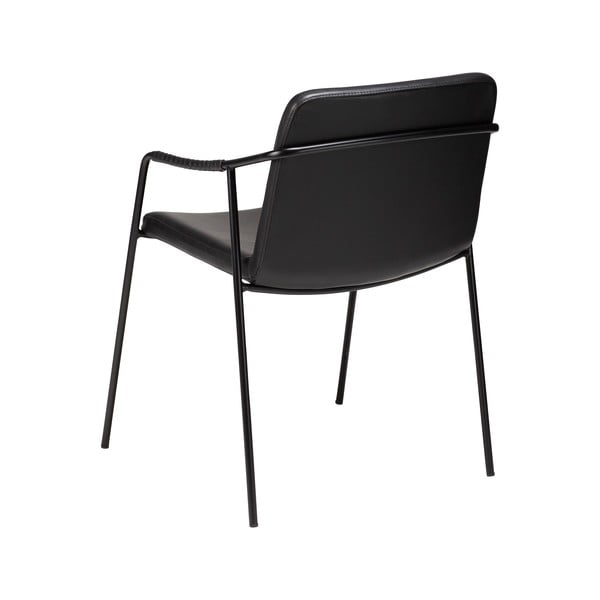 Boto fekete bőrutánzat étkezőszék - DAN-FORM Denmark-image-3