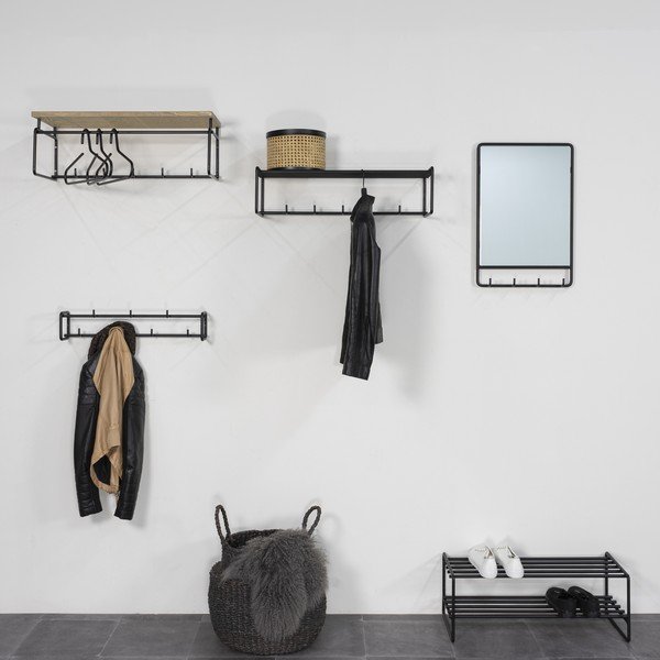 Fali tükör fogassal 40x60 cm Clint – Spinder Design-image-4