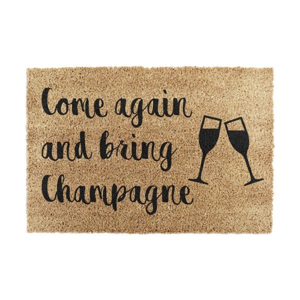 Kókuszrost lábtörlő 40x60 cm Bring Champagne – Artsy Doormats