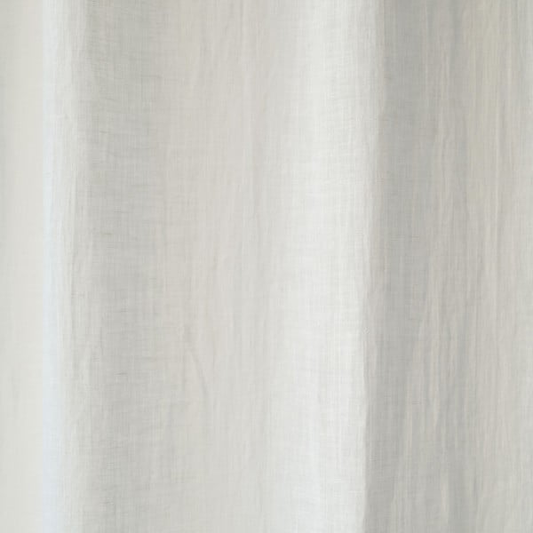 Daytime középen elhúzható fehér vászonfüggöny, 250 x 130 cm - Linen Tales-image-2