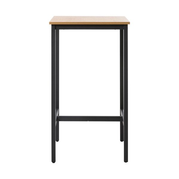Bárasztal tölgyfa dekorral 60x60 cm Cesura – Unique Furniture-image-1