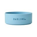 Mini Darling világoskék gyerektál, ø 11 cm - Design Letters