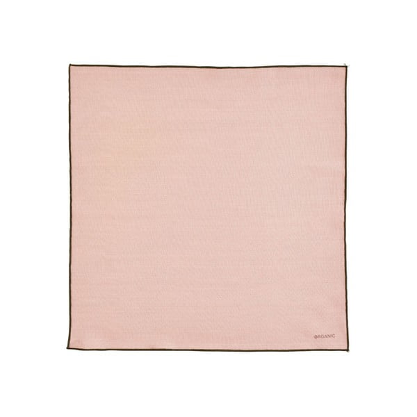 Organic 2 db-os rózsaszín pamut szalvéta szett, 50 x 50 cm - Södahl