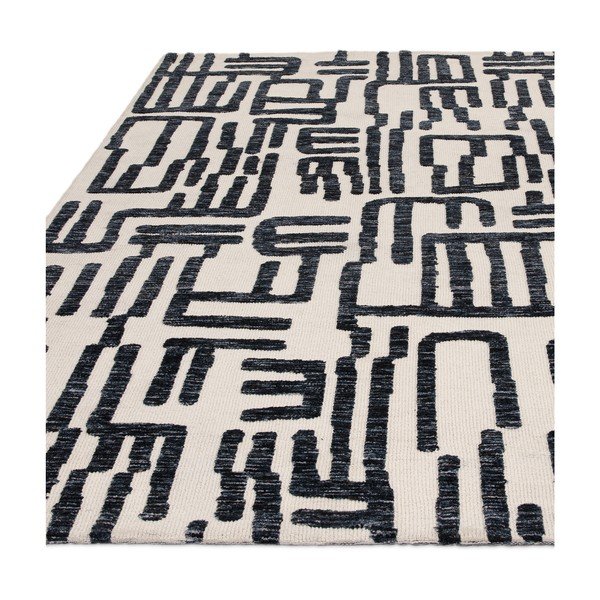 Fekete-fehér szőnyeg 200x290 cm Mason – Asiatic Carpets-image-3