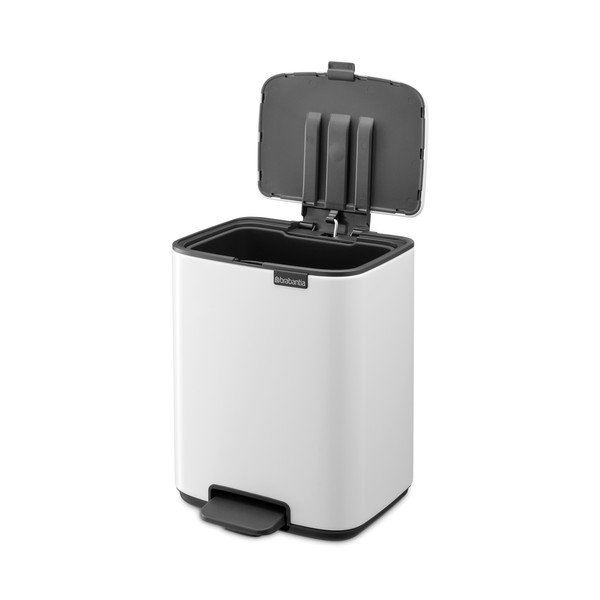 Fehér acél pedálos szemetes 7 l Bo – Brabantia-image-4