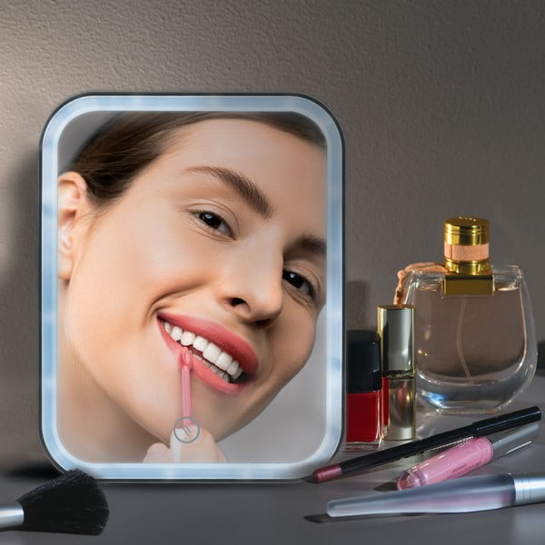 Kozmetikai tükör világítással 15x20 cm Ania – MSV-image-1