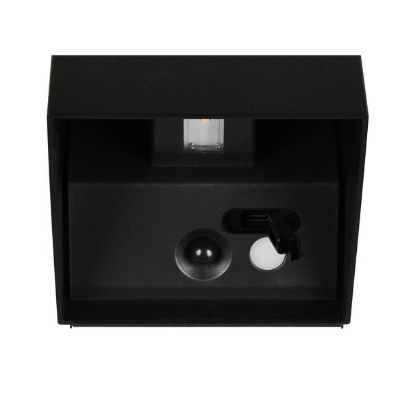 USB LED fali kültéri lámpa mozgásérzékelővel (magasság 10 cm) Genie – Trio-image-4