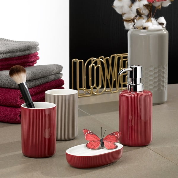 Ava piros kerámia szappanadagoló - Kela-image-1