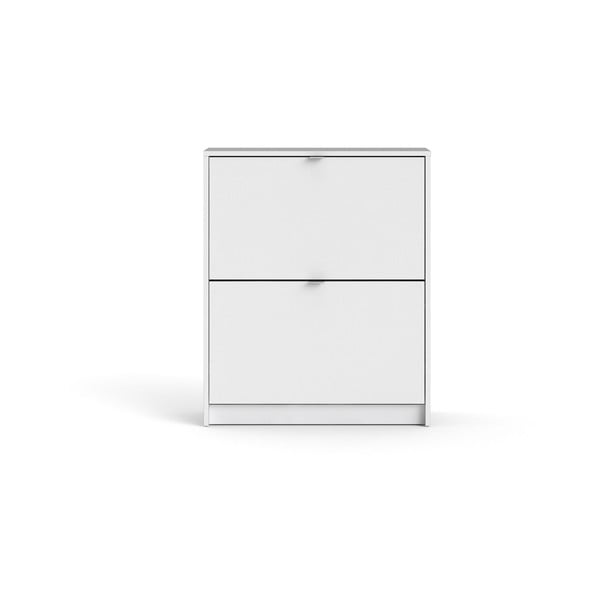 Fehér billenő ajtós cipőtartó Shoes – Tvilum-image-2