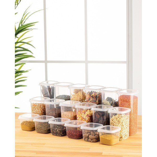 Élelmiszertartó doboz szett 18 db-os Fresco – Hermia-image-1