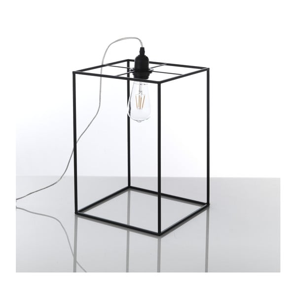 Stick fekete asztali lámpa, 36 x 25 x 25 cm - Tomasucci