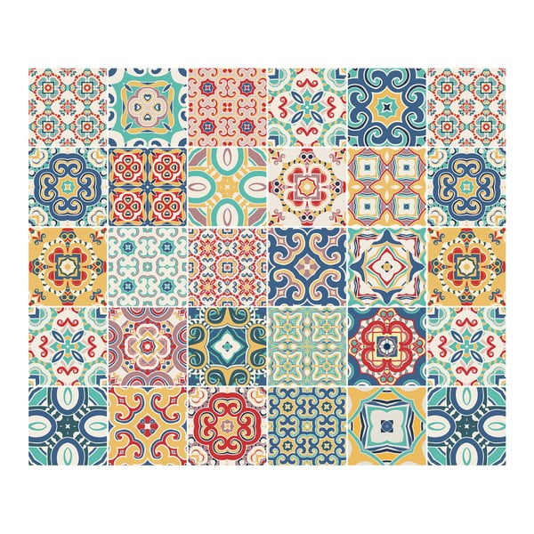 Jael 30 részes falmatrica szett, 10 x 10 cm - Ambiance-image-3