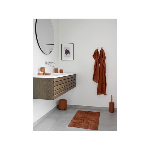 Narancssárgás barna pamut törölköző 50x70 cm Terracotta – Zone-image-2