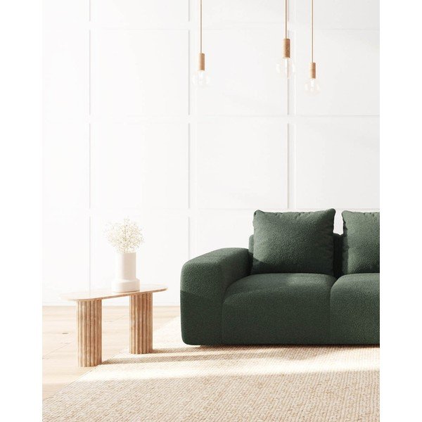 Zöld buklé kanapé 287 cm Feiro – MESONICA-image-4