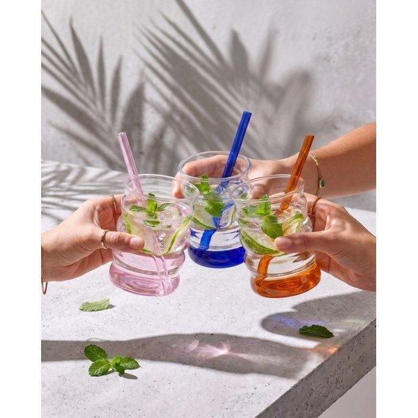 Boroszilikát üveg pohár szett 6 db-os 350 ml Volo – Vialli Design-image-3